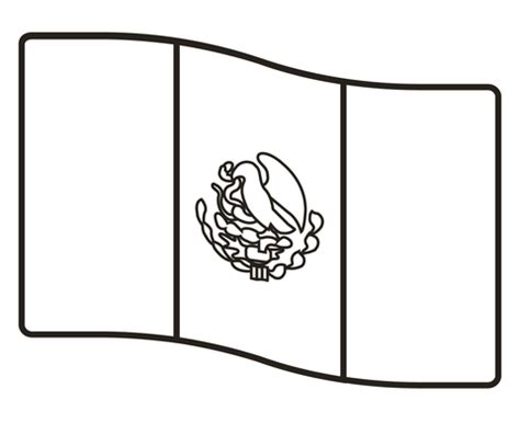 Mexico Flag coloring page | Free Printable Coloring Pages