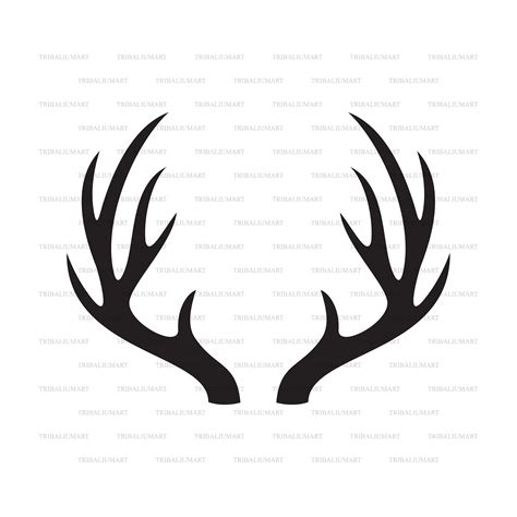 Deer Antlers or Horns. Cut Files for Cricut. Clip Art - Etsy Canada