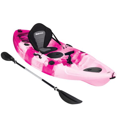 Kayak Sit On Top Fishing Sea River Kayaks Best Deluxe Seat & Paddle Set - Pink for sale from ...