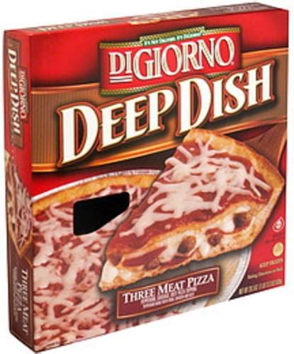 DiGiorno Three Meat Pizza Deep Dish Pizza - 29.3 oz, Nutrition ...