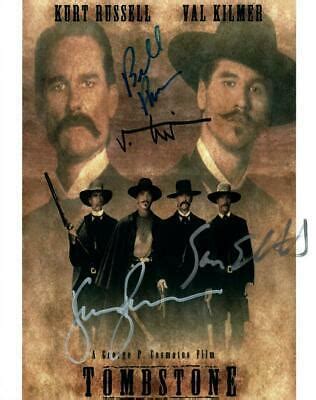 Tombstone Cast Sam Elliott +3 signed 8x10 Picture Photo autographed ...