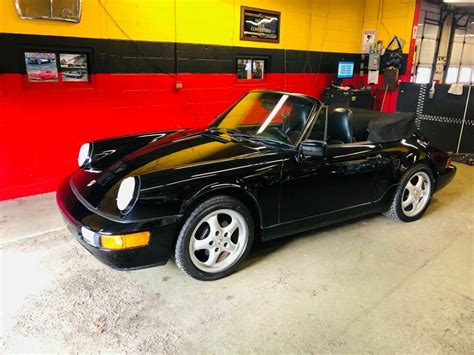 1990 PORSCHE 964 CABRIOLET * LOW MILES * TRIPLE BLACK