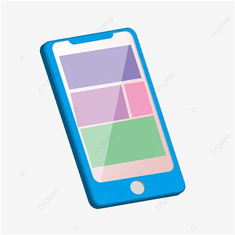 Cartoon Smartphone Clipart