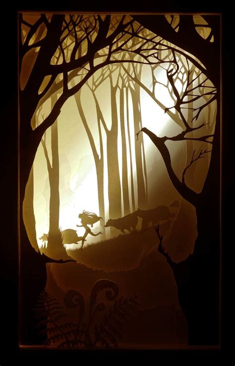 Fairytales Come to Life in Intricate Paper Light Box Art