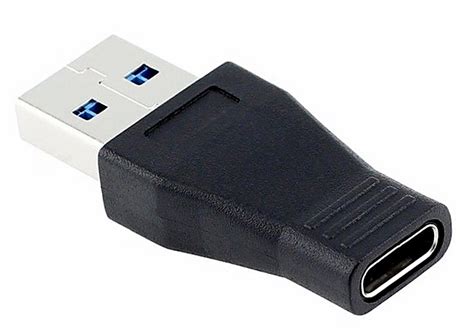 USB-C USB 3.1 Type-C Female to USB 3.0 Male Port A Adapter_Black | Cyber Computer Shop