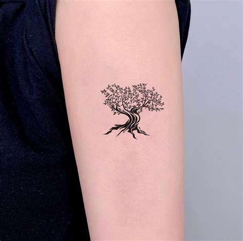 Small Oak Tree Tattoo