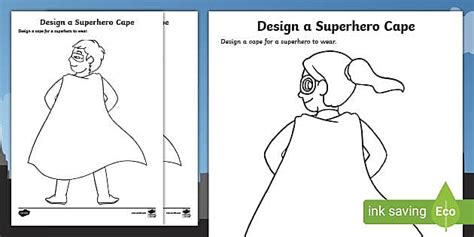 Design a Superhero Cape Activity (teacher made) - Twinkl