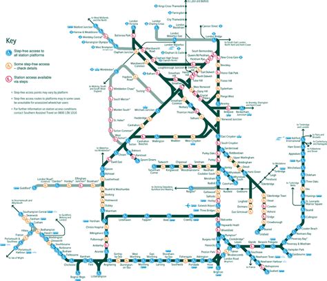 Southern Rail Map Zones – Map Of The World