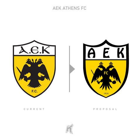 AEK Athens FC Logo Redesign