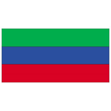 Dagestan Republic flag Royalty Free Stock SVG Vector