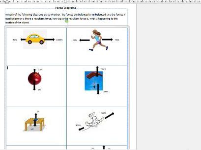 Force Diagrams (Resultant, Equilibrium) | Teaching Resources