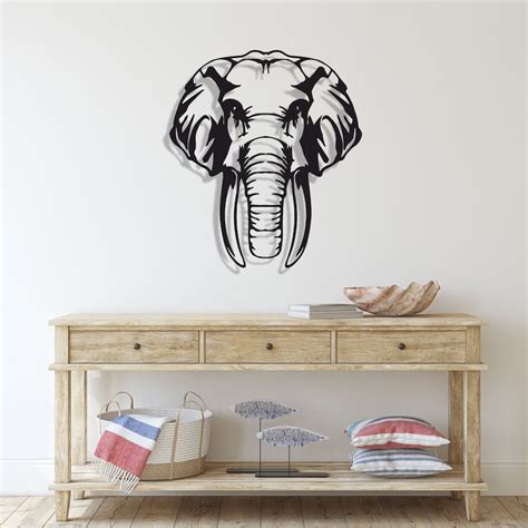 Elephant Metal Wall Decor elephant Metal Wall Art Living - Etsy