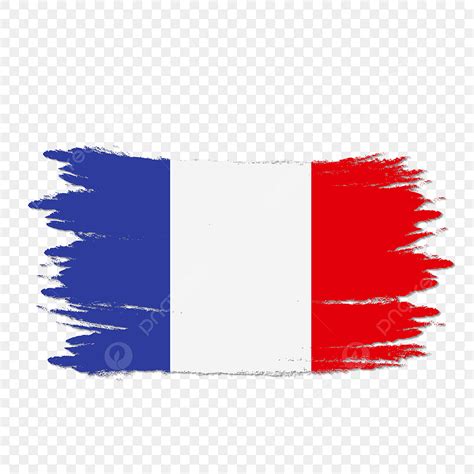 France Flag Clipart Hd PNG, France Flag Transparent Watercolor Painted Brush, France, France ...