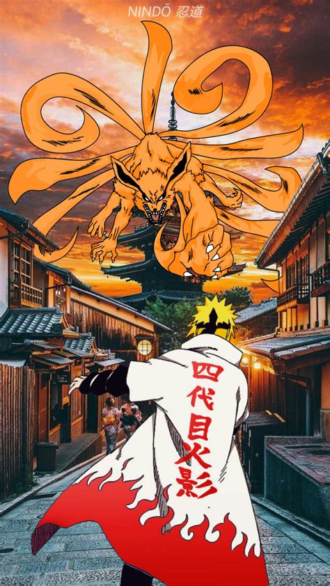 Minato Namikaze - Wallpaper Fourth Hokage Kurama Kyūbi https://www ...