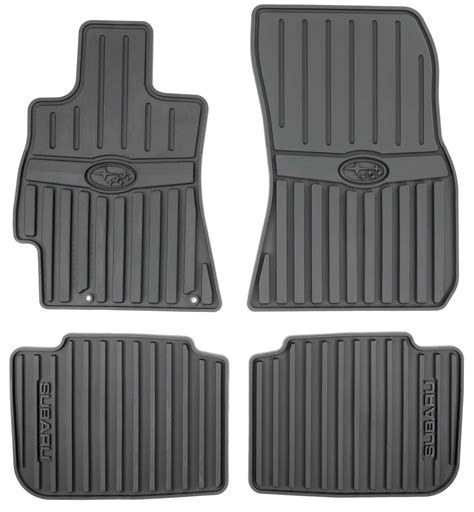 Subaru Outback Floor mats: all weather-set of 4. All weather mats - J501SAJ000 - Genuine Subaru ...