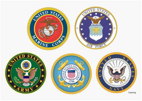 Military Branch Logos Png - Military Branches, Transparent Png - kindpng