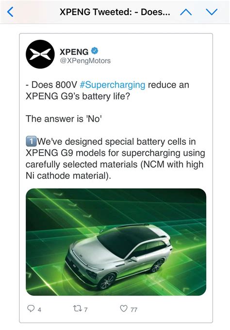 XPeng 800V battery : r/Xpeng