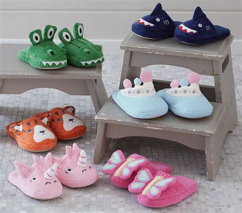 Animal Kids Slippers | Pottery Barn Kids