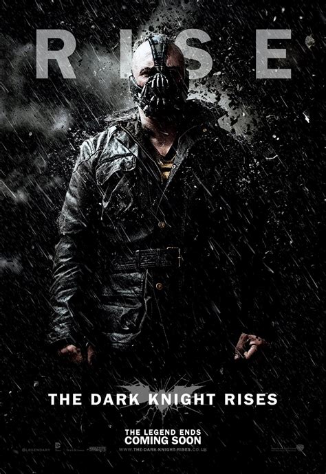 Tom Hardy as Bane in 'The Dark Knight Rises' Poster (HQ) - Bane Photo ...