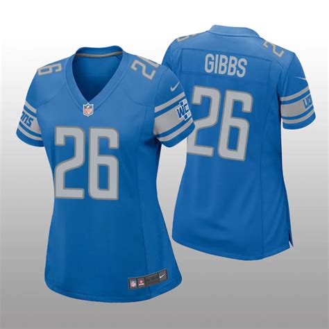 Detroit Lions Jahmyr Gibbs Blue Jersey Game – Women’s – KatinatSports Store