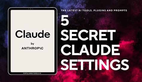 Master Claude AI: 5 Settings to Transform Your AI Writing Game! | PopularAITools.ai