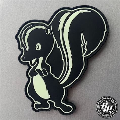 Skunk Works PVC Glow in the Dark – Bomber Patches