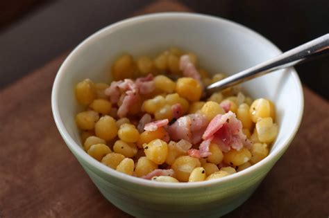 The Humble Hominy // Hominy and Bacon Recipe | Newman Food