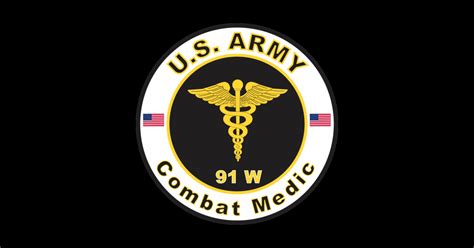 MOS 91W Combat Medic (U.S. Army) - Us Army Veteran - T-Shirt | TeePublic