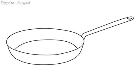 How To Draw A Frying Pan Step by Step - [6 Easy Phase] & [Video]