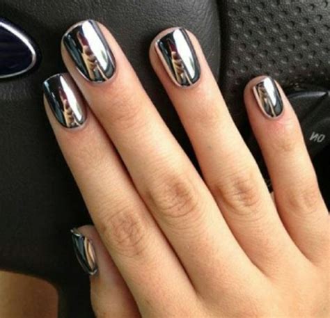 Chrome Silver Chrome Nail Polish, Nail Polish Sets, Chrome Nails, Gold Nails, Polish Nails ...