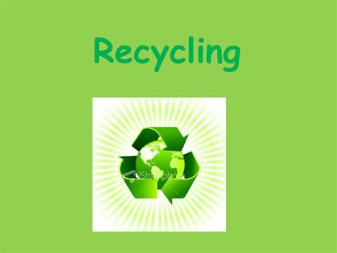 PPT - Recycling PowerPoint Presentation, free download - ID:2292398