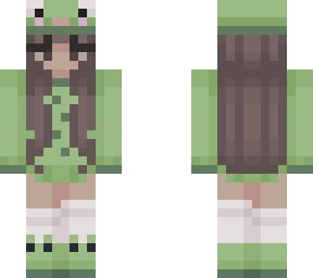 ~*Frog Girl*~ | Minecraft Skin