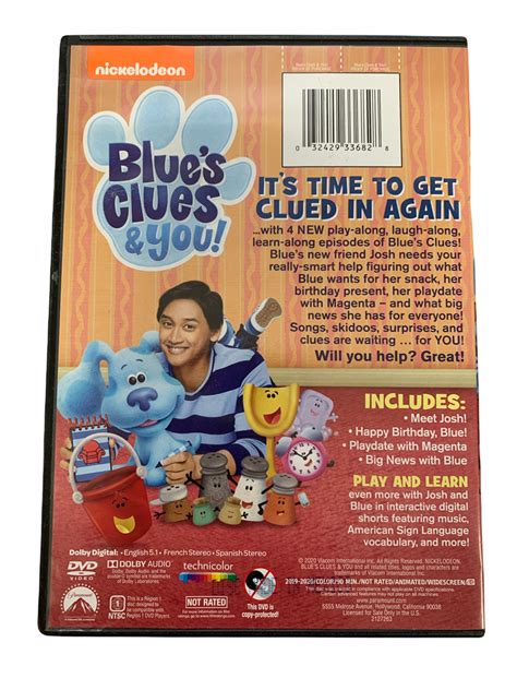 Paramount Pictures Nickelodeon Blue's Clues You! (DVD) | iletisim.akdeniz.edu.tr