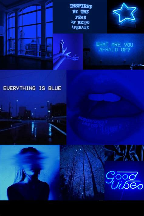 Aesthetic Blue Dark Wallpapers - Wallpaper Cave