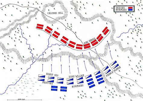 Battle of Hastings - World History Timeline Map