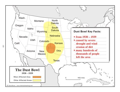 Map - The Dust Bowl