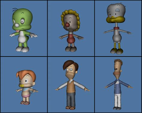 Dooly The Dinosaur - 3D Characters Pack by SmakkoHooves on DeviantArt