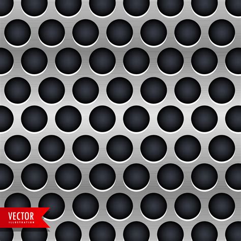 metallic chrome texture vector background with dark circles - Download ...