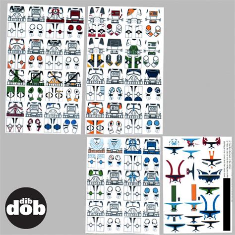 Custom STAR WARS LEGO Clone Decal Sticker Set. | Custom STAR… | Flickr