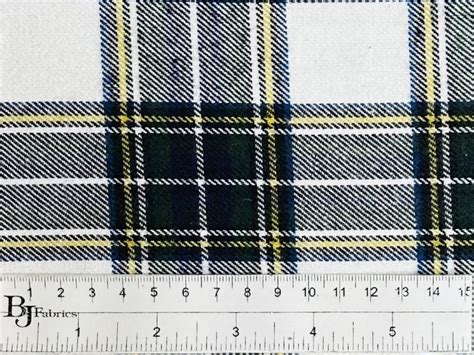 100% Cotton Flannel Plaid | B&J Fabrics