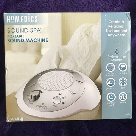 Homedics Sound Spa Portable Sound Machine - Sound Therapy