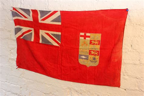 Antiques Atlas - A Scarce Antique Canadian Red Ensign Flag C.1900