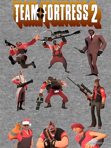 "Team Fortress 2 - All Characters / Classes with TF2 Logo" Lightweight ...