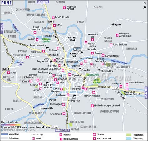 Detailed Map Of Pune