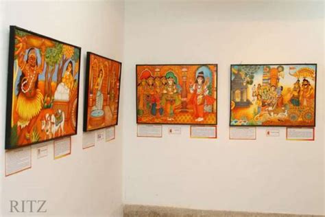 The 'Chuvar Chitra Kala' or Kerala Mural Paintings on Mahabharatam now in Chennai | RITZ