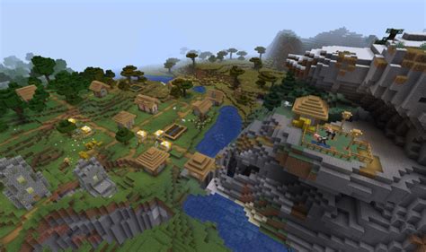 Large Village Minecraft Seed