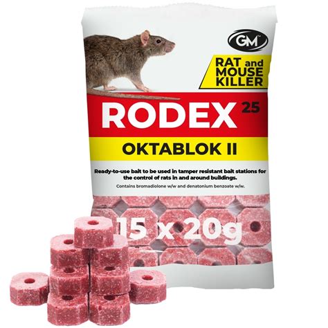 20g Blocks Sachets - Mouse & Rat Poison | Free UK Delivery