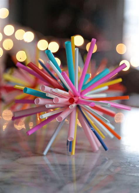 25+ DIY Tutorials & Ideas to Make Drinking Straw Crafts - Hative