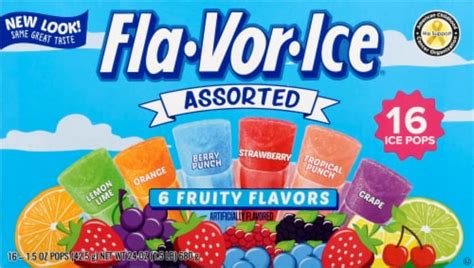 Fla-Vor-Ice Giant Ice Pops, 16 ct - Kroger