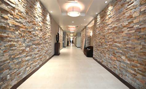 Interior Stacked Stone Veneer Wall Panels | Stone Wall Paneling